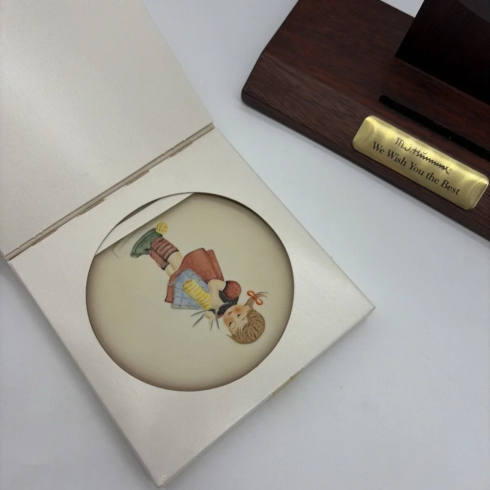 Goebel Hummel miniature collector plate titled 